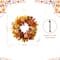 Glitzhome® 24" Fall Dahlia, Pumpkin, Leaf & Berry Wreath